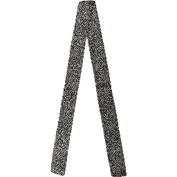 Black White Herringbone Tweed Shawl Scarf