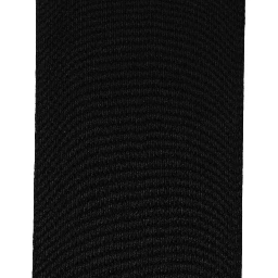 Black Wool Knitted Neck Shawl Foulard Scarf