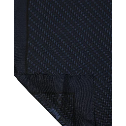 Dark Blue Silk Pocket Square Foulard Scarf
