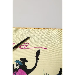 Cream Venezia Silk Twill Square Foulard Scarf