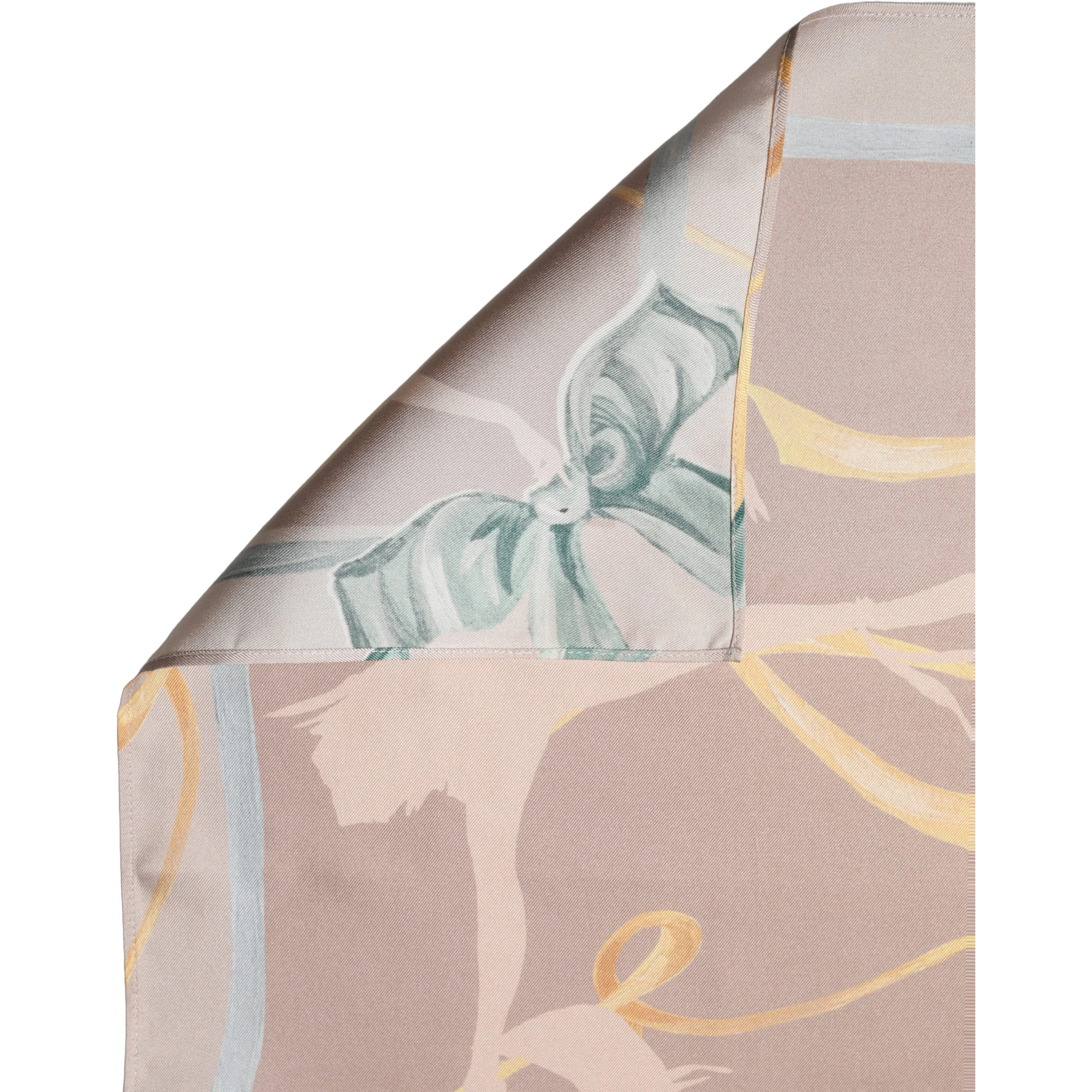 Men Multicolor Ballerina Floral Foulard Scarf