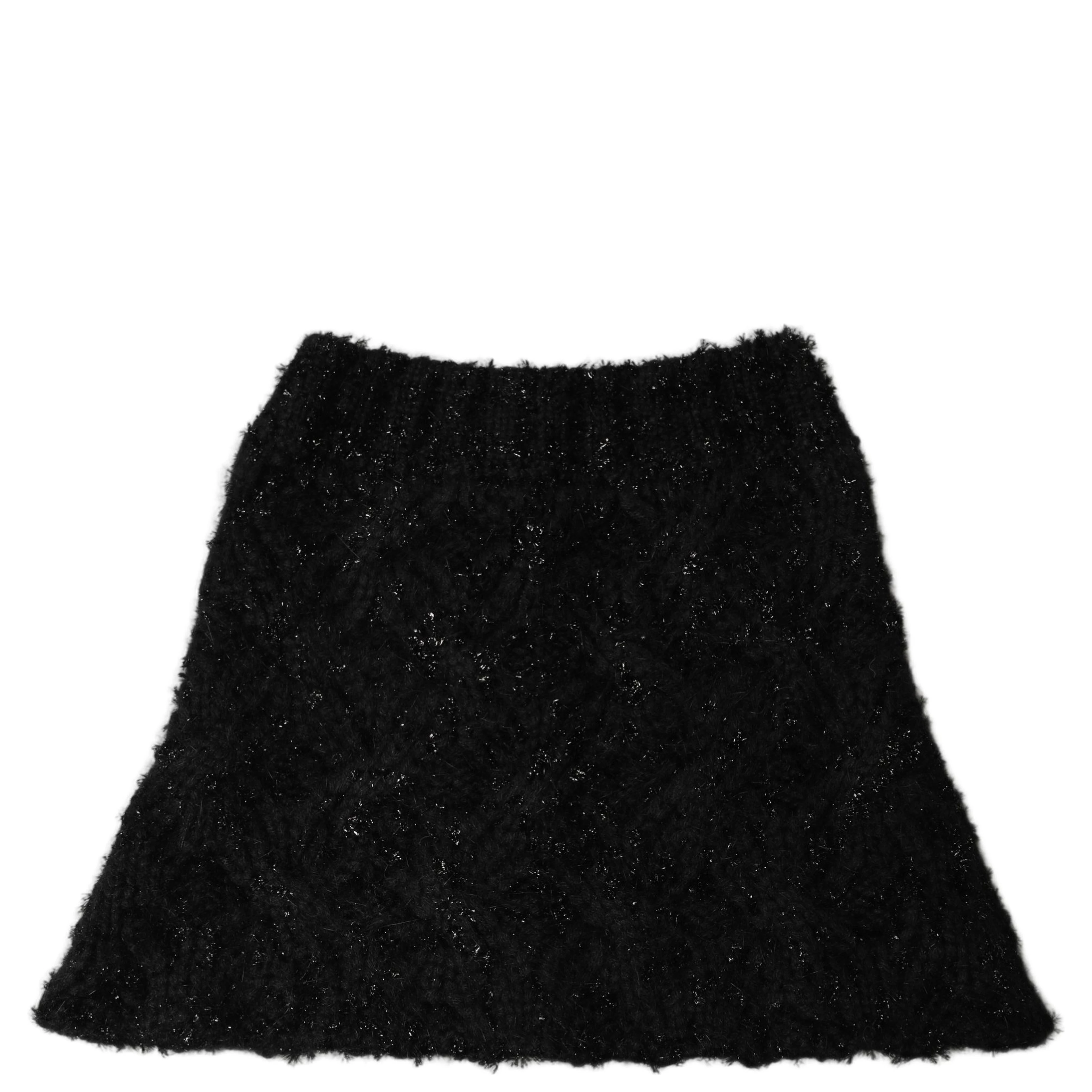 Men Black Cashmere Knitted Neck Warmer Scarf