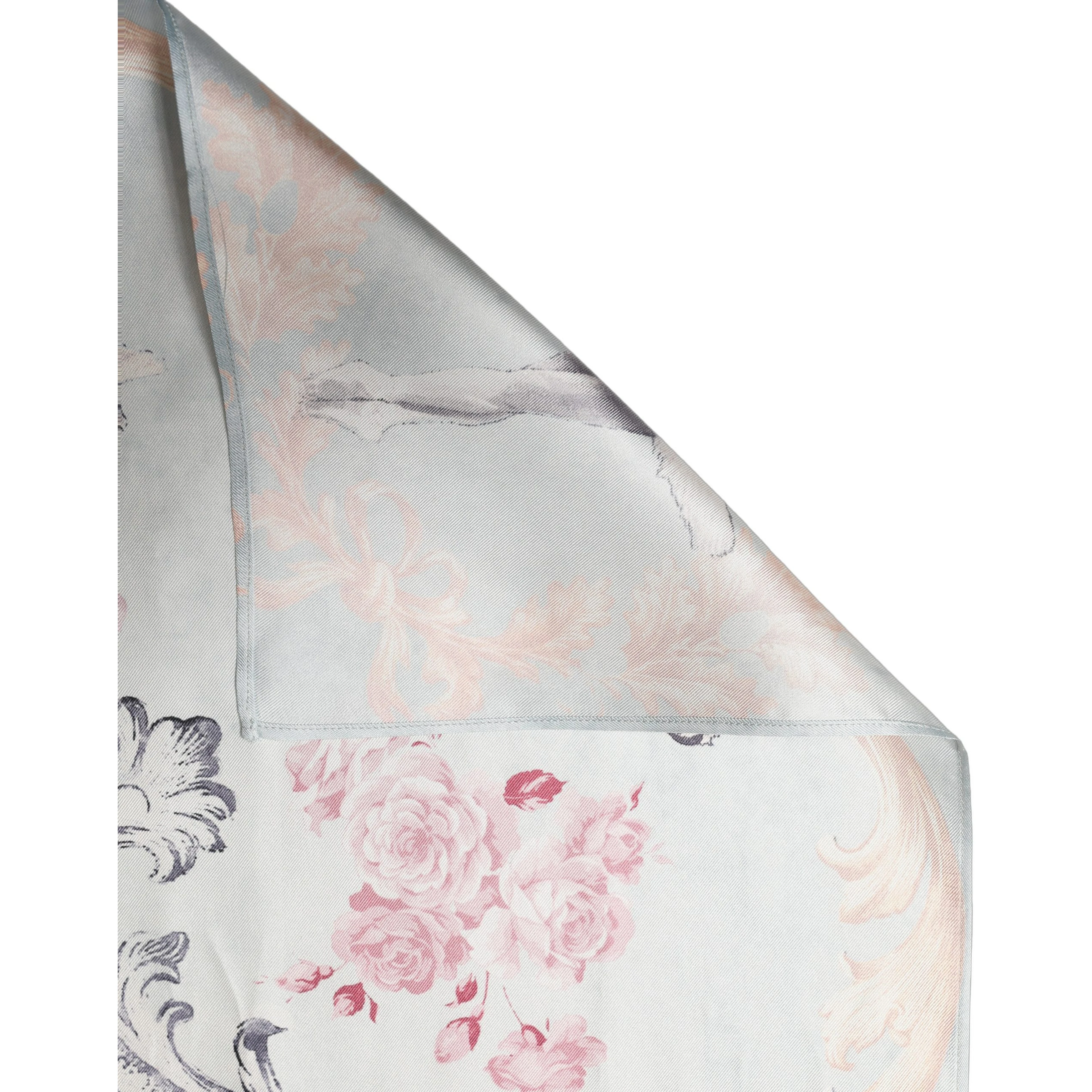 Men Multicolor Ballerina Floral Foulard Scarf
