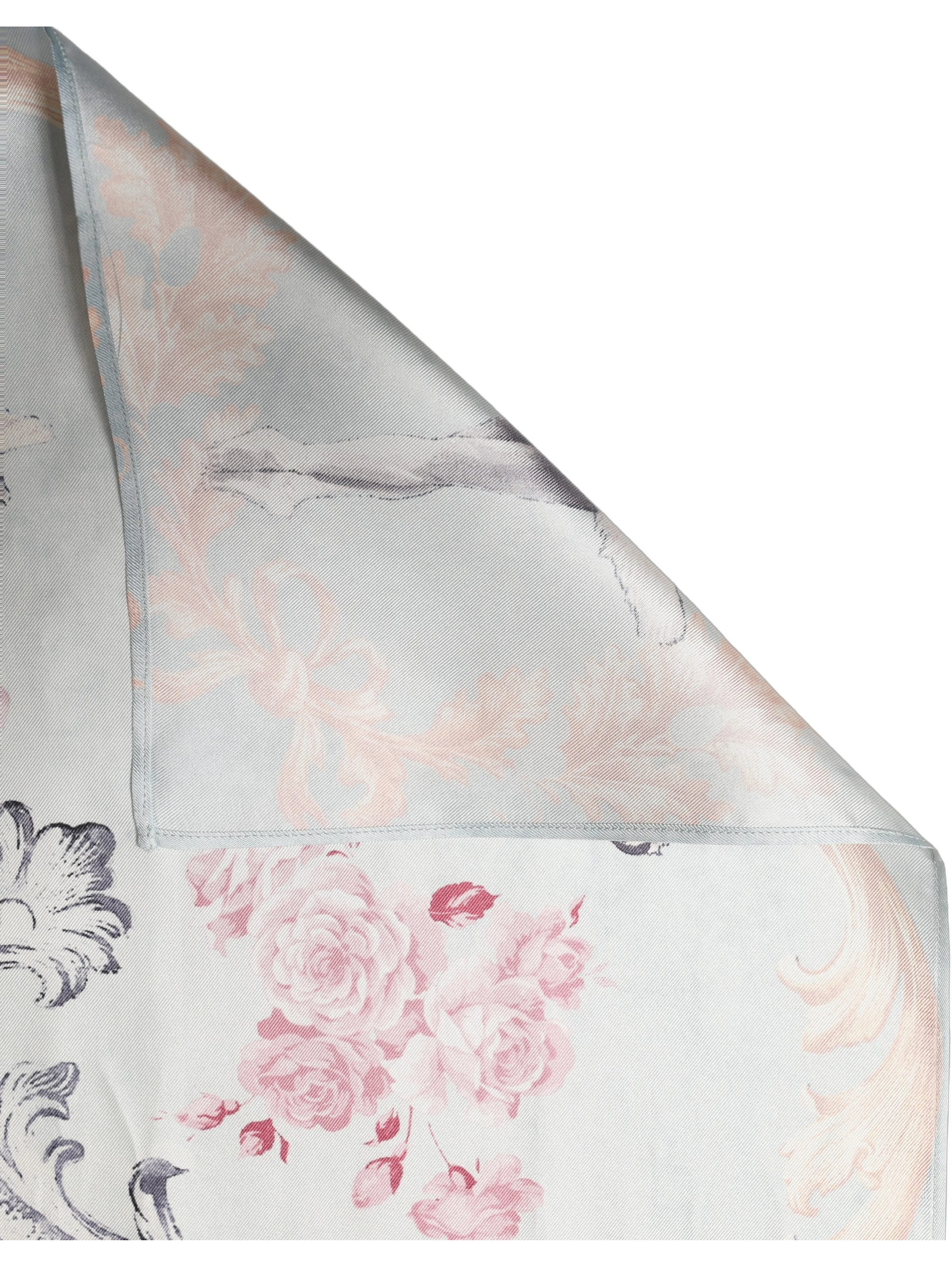 Men Multicolor Ballerina Floral Foulard Scarf