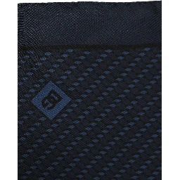 Dark Blue Silk Pocket Square Foulard Scarf