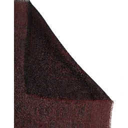 Dark Red Modal Frayed Edge Lace Stole Scarf