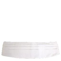 White Men Wide Waist Belt Cotton Cummerbund