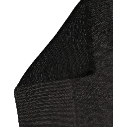 Black DG Logo Fringed Edge Lace Stole Scarf