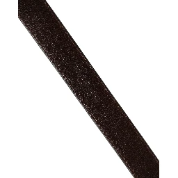 Men Brown Leather Gold Tone Metal Buckle Belt
