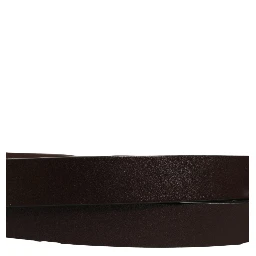 Brown Leather Double Wrap Metal Buckle Belt