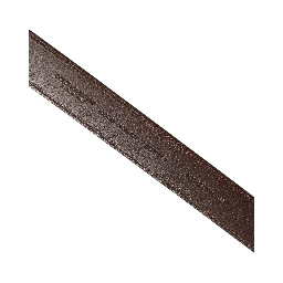 Brown Leather Gold Tone Metal Buckle Belt