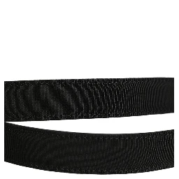 Black Classic Leather Silver Tone Buckle Belt