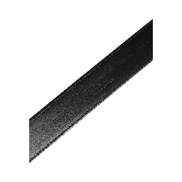 Black Patent Leather Silver Metal Buckle Belt