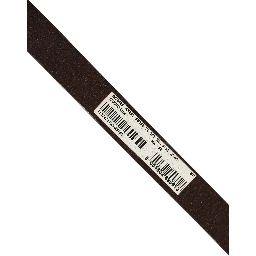 Brown Leather Double Wrap Metal Buckle Belt