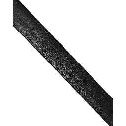 Black Cotton Metal Buckle Classic Men Belt