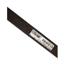 Brown Leather Silver Tone Metal Buckle Belt