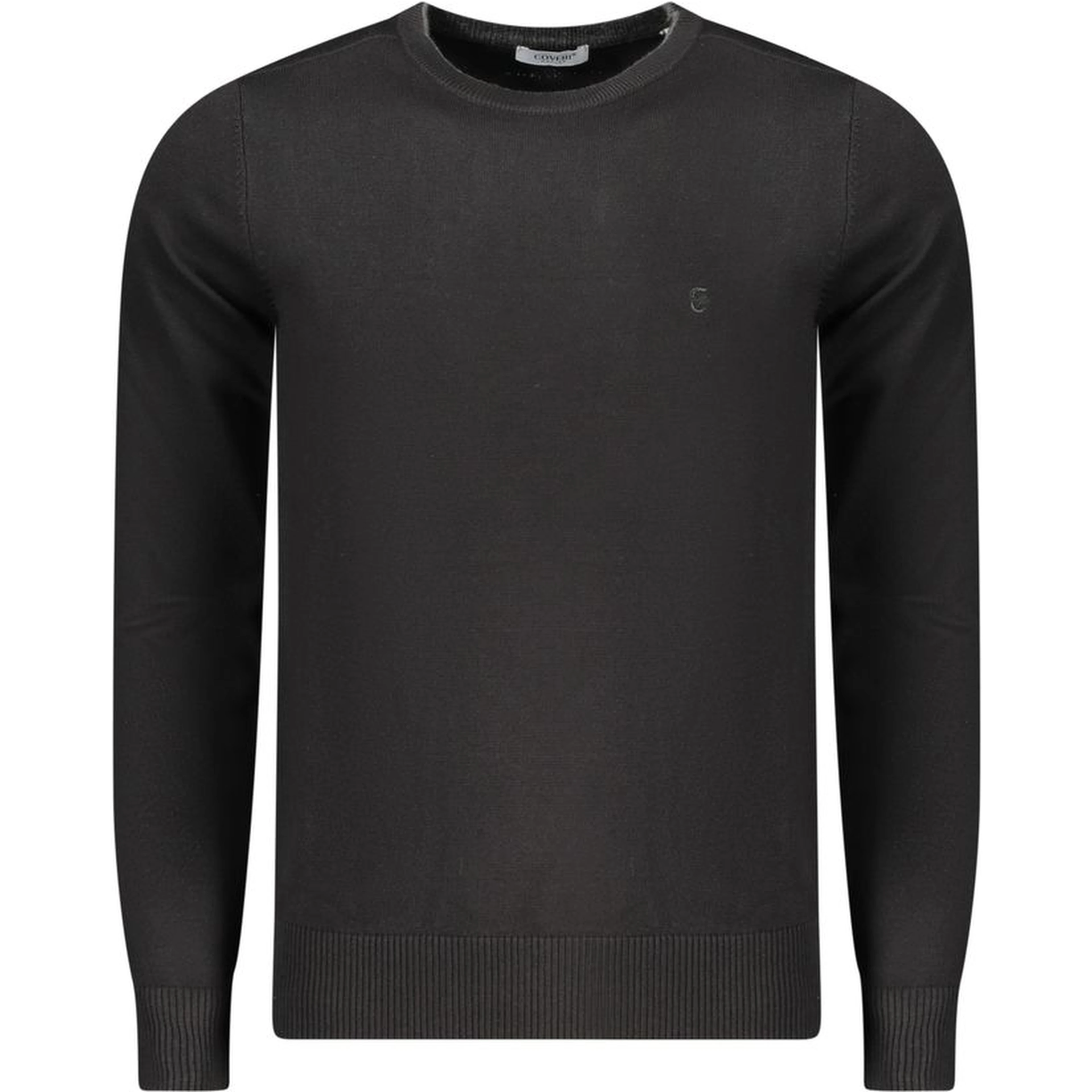 "Black Viscosa Mens Sweater"