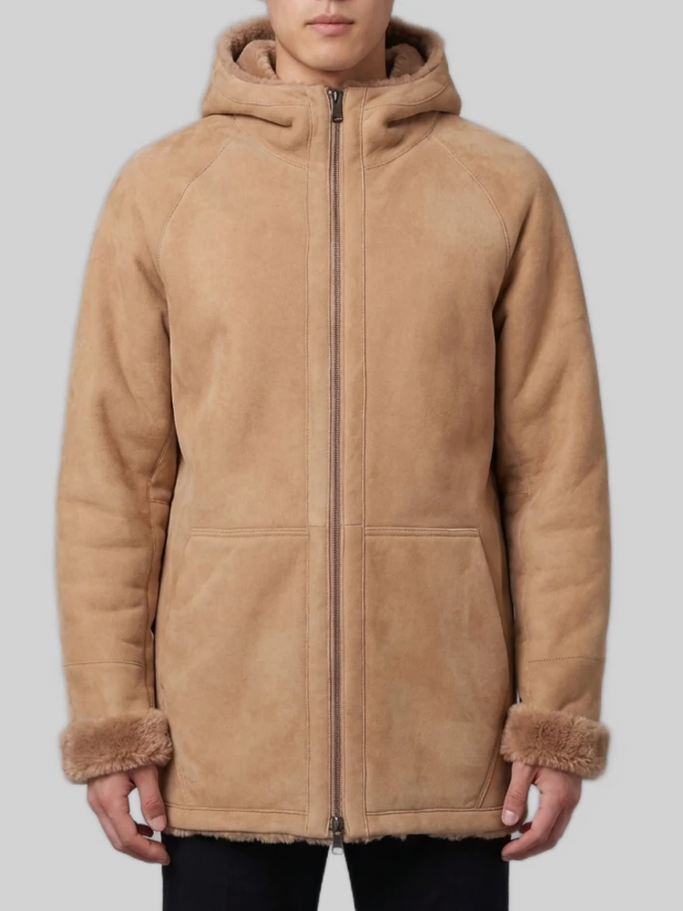 Reversible midi jacket