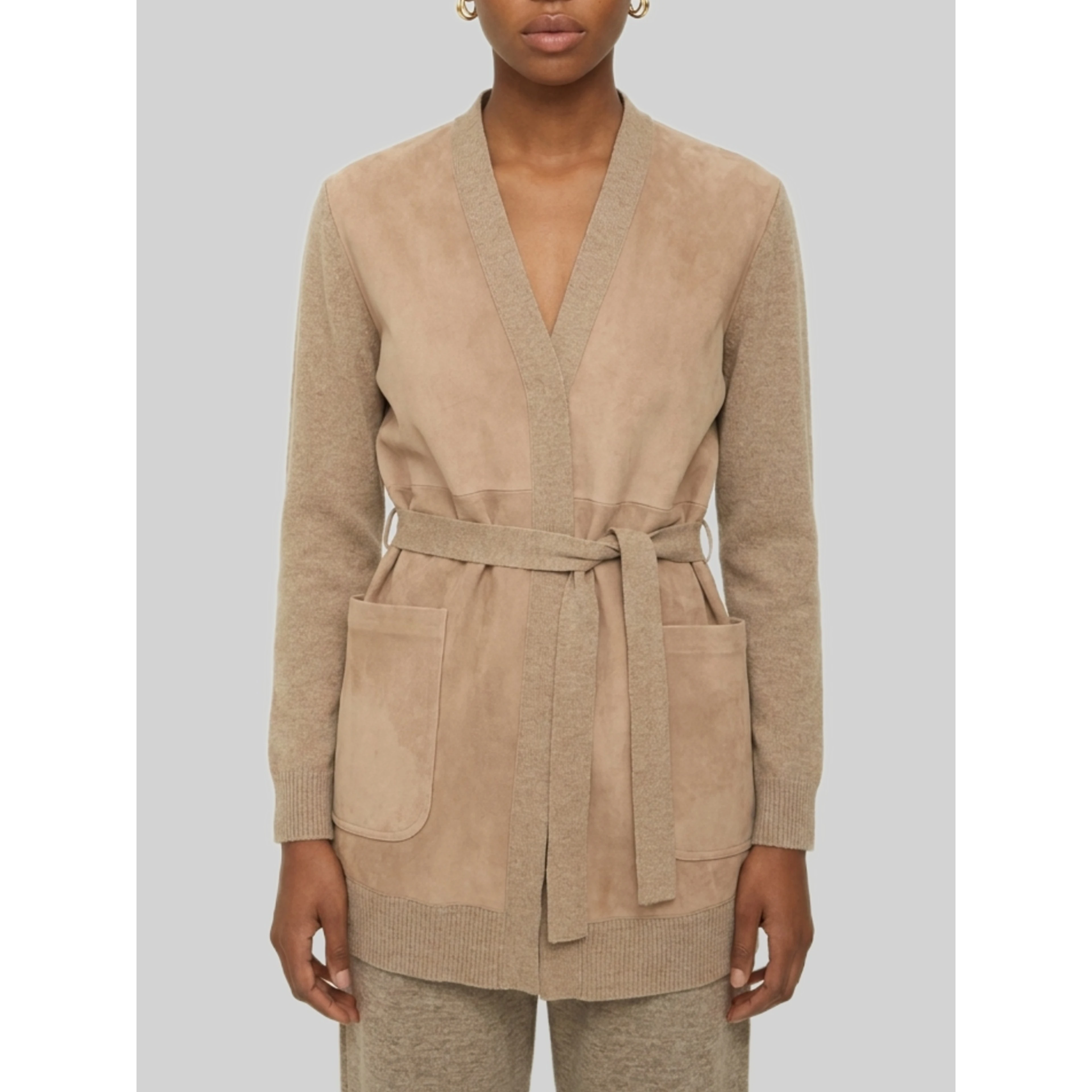 Oliveto cardigan in wool and cashmere