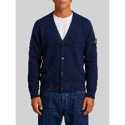 Navy alpaca cardigan