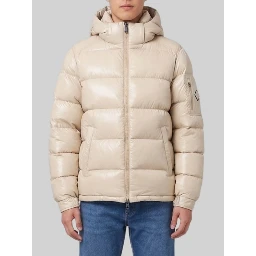Polar Tech hooded down jacket