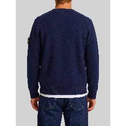 Navy alpaca cardigan