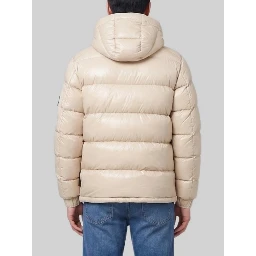 Polar Tech hooded down jacket