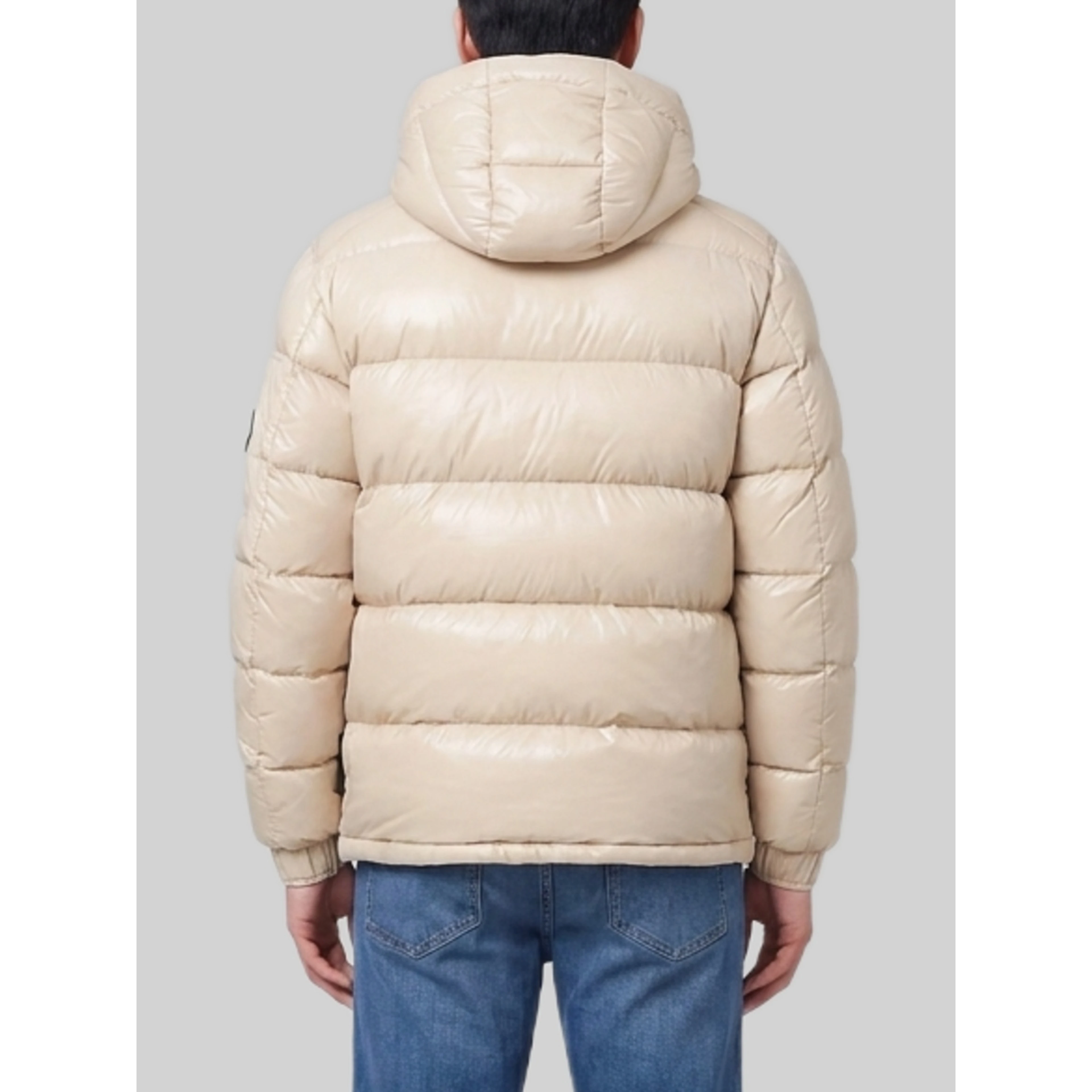 Polar Tech hooded down jacket