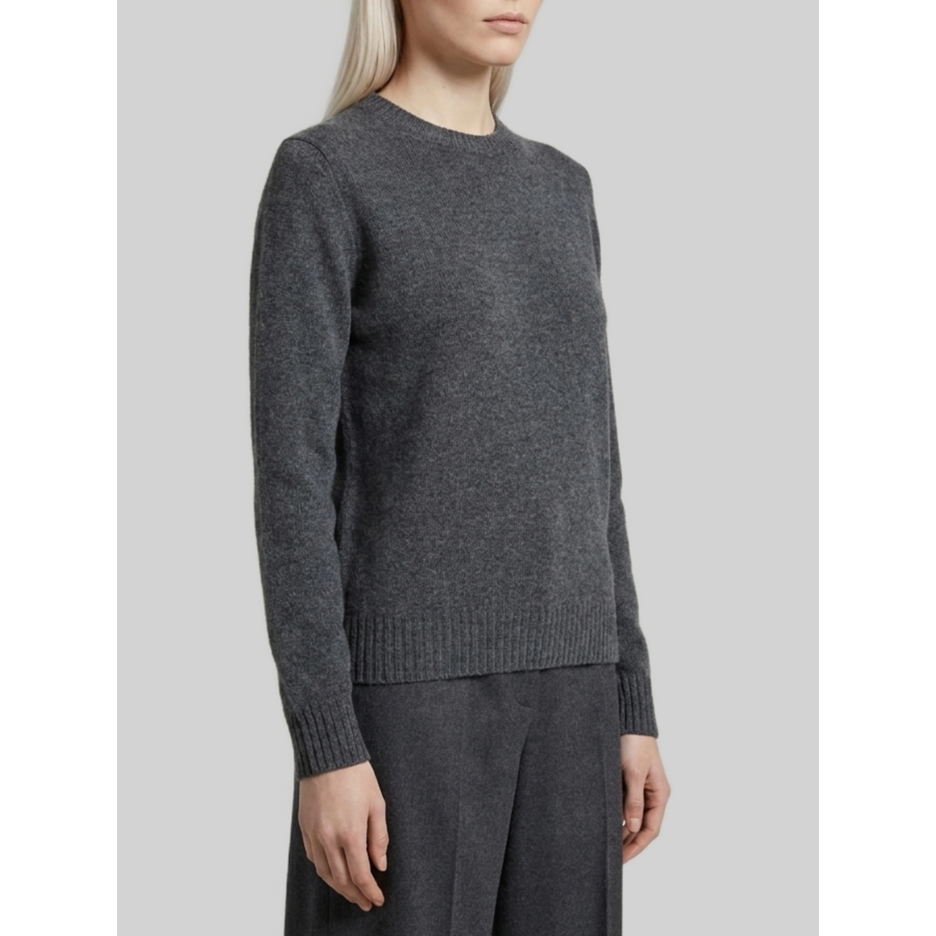 Lume sweater in dark grey cashmere