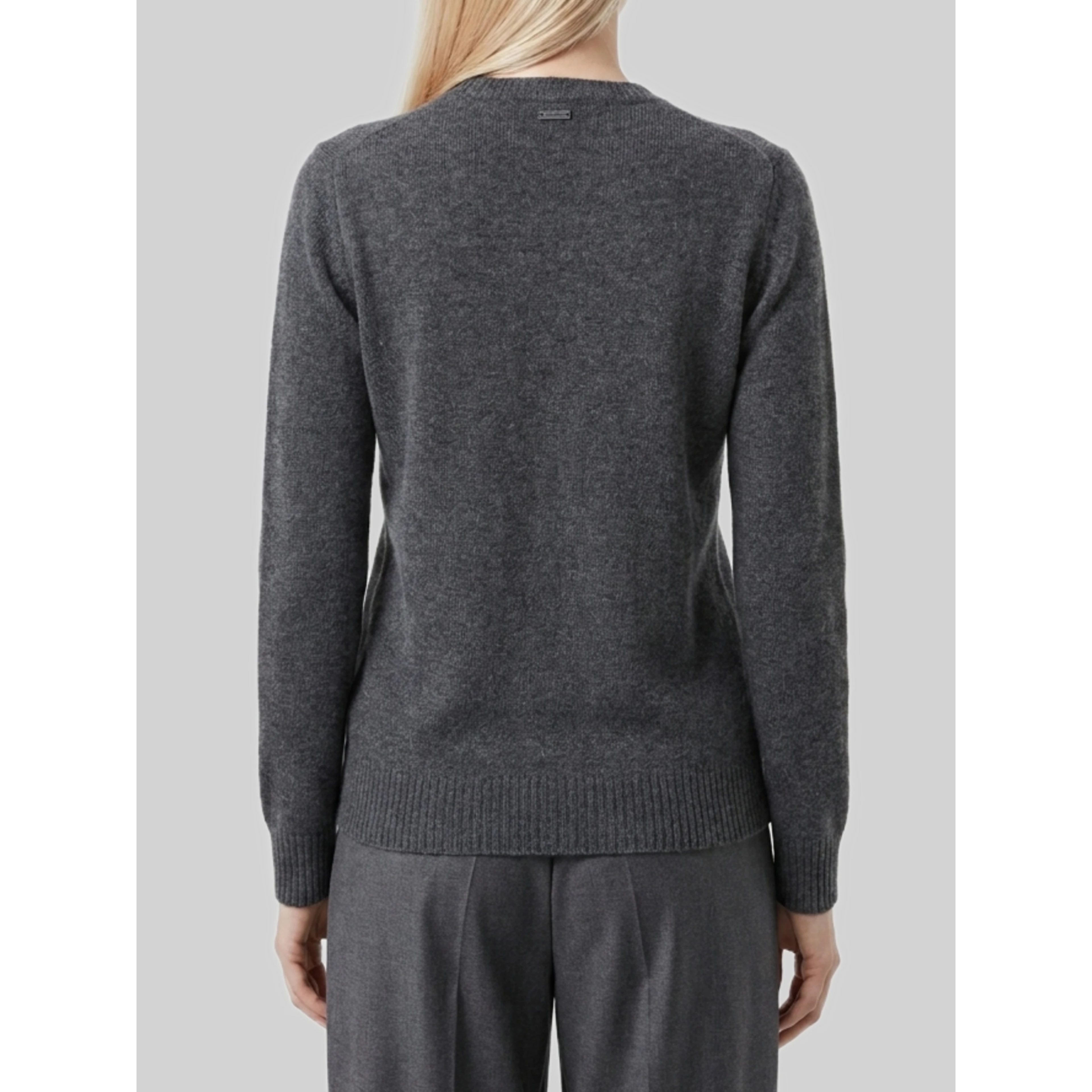 Lume sweater in dark grey cashmere