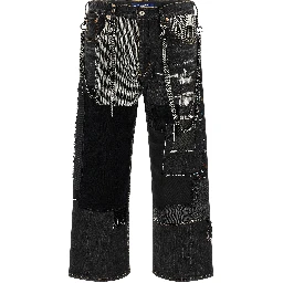 Blue Cotton Jeans Denim
