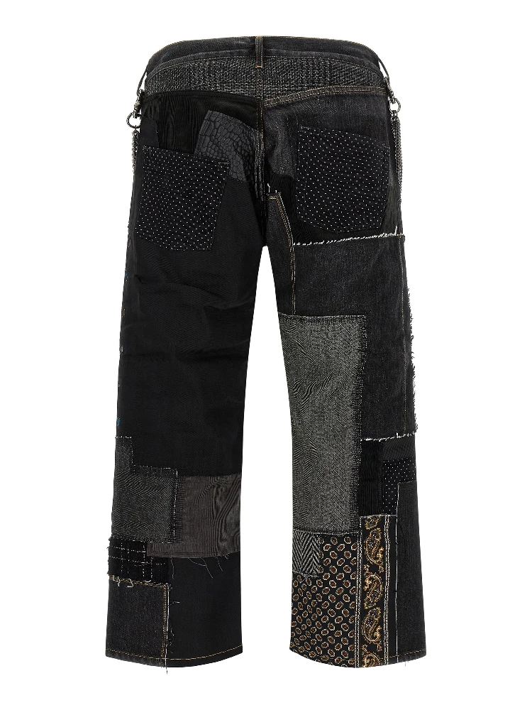 Blue Cotton Jeans Denim alternative