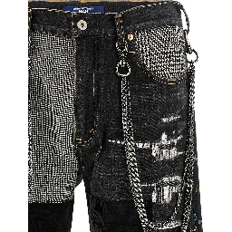 Blue Cotton Jeans Denim