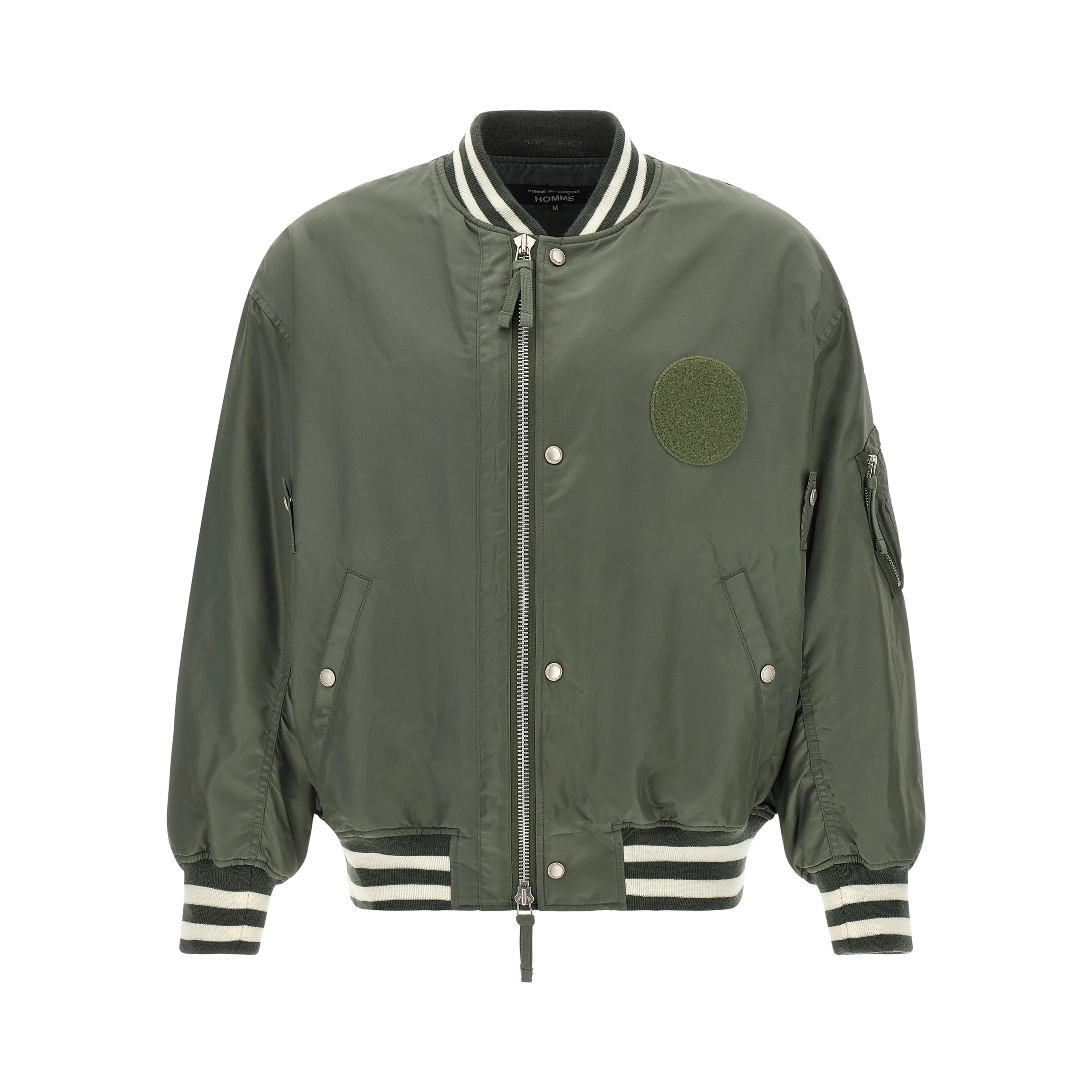 Bicolor Nylon Bomber