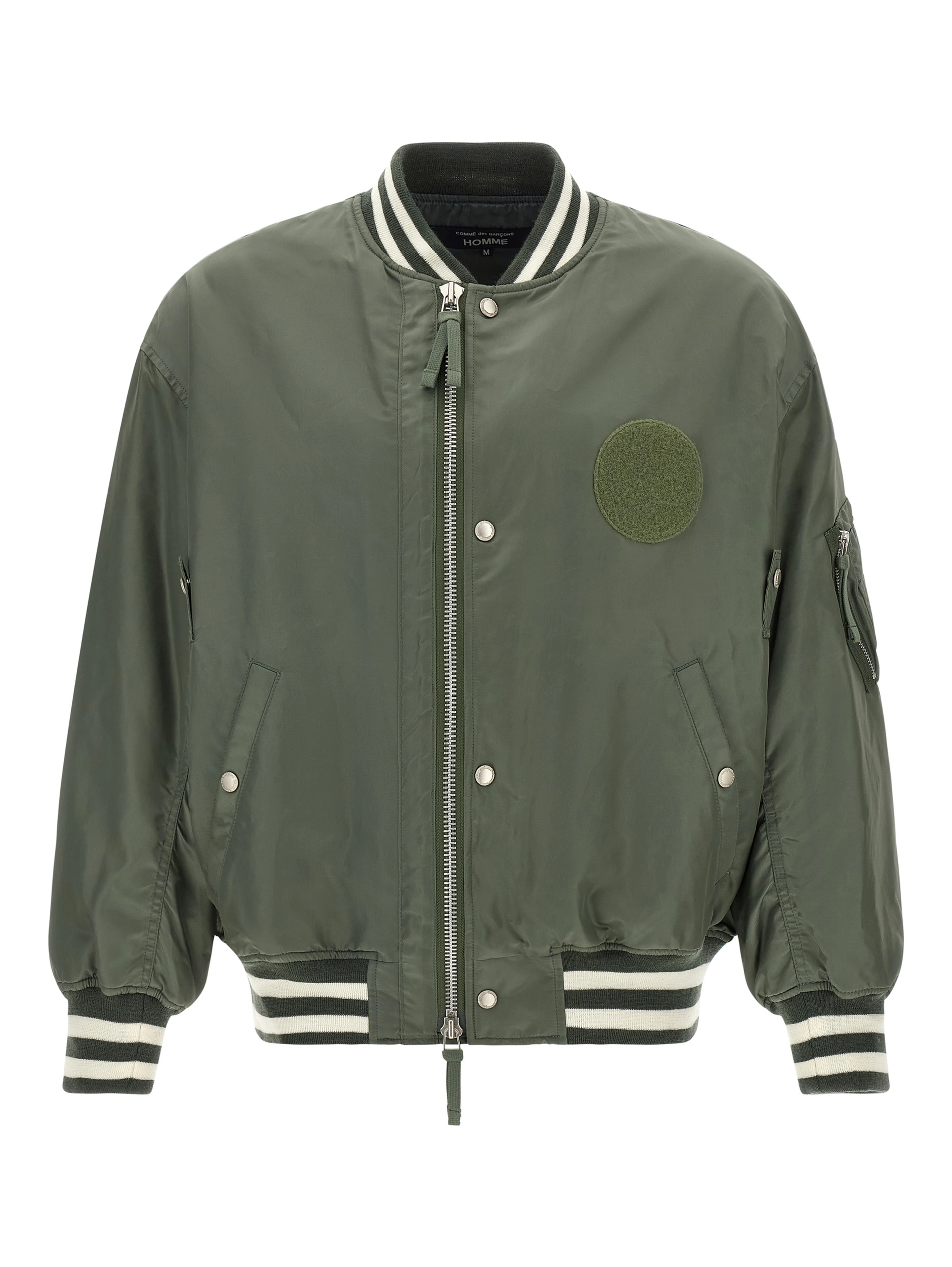 Bicolor Nylon Bomber