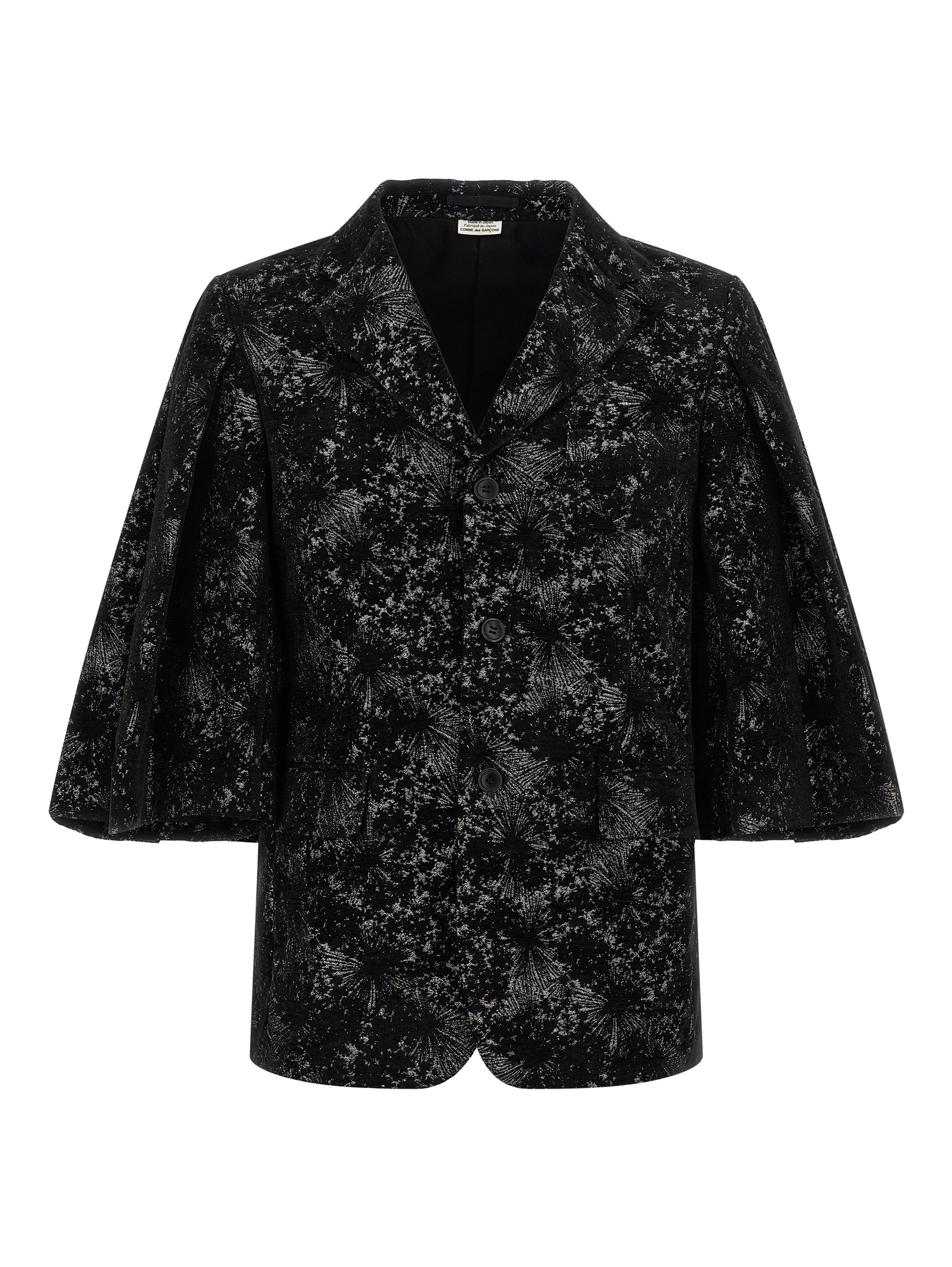 Black Polyester Blazer
