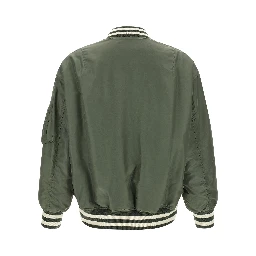 Bicolor Nylon Bomber