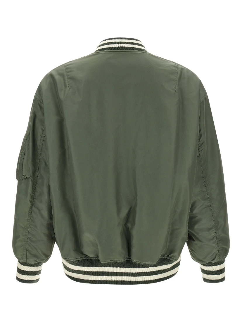Bicolor Nylon Bomber