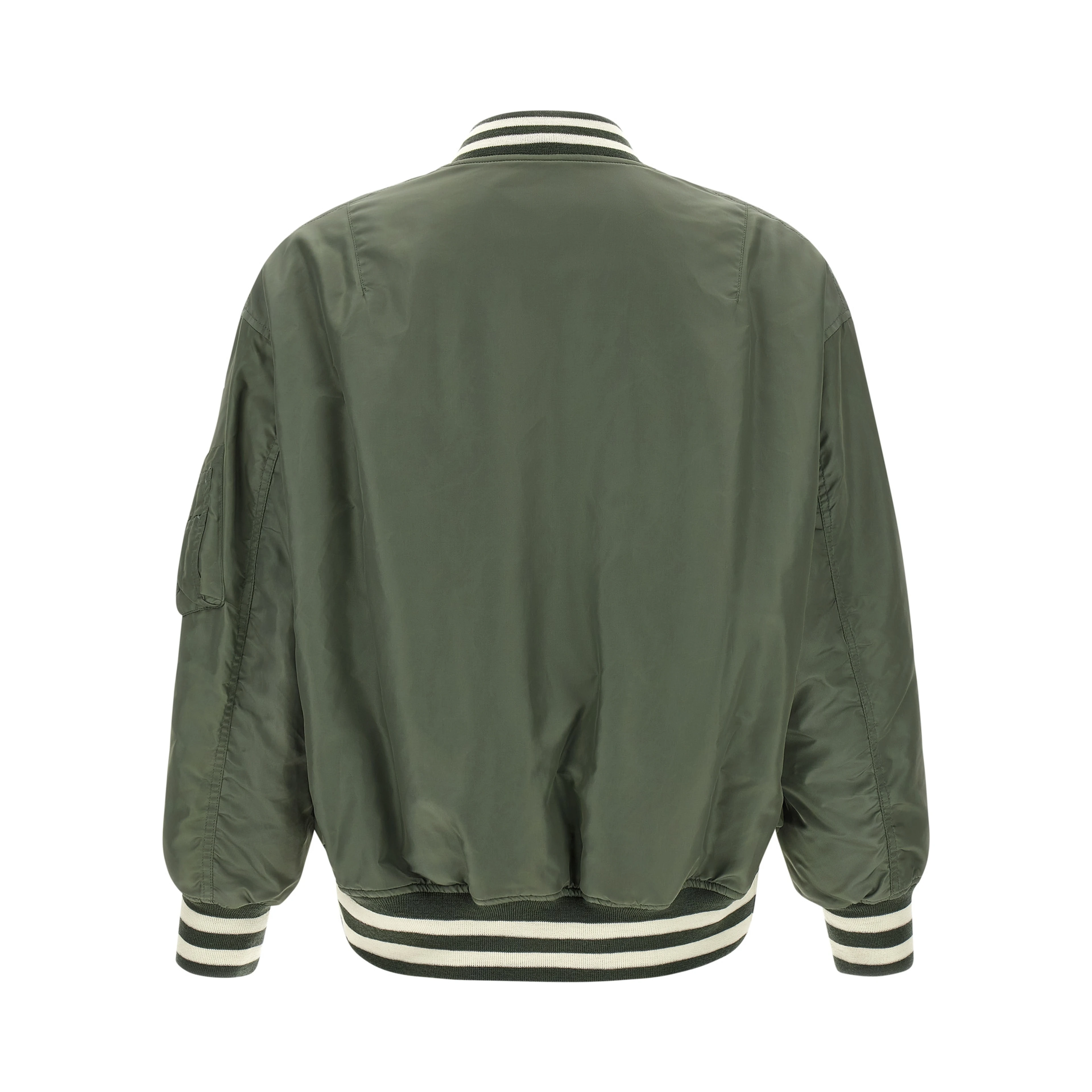 Bicolor Nylon Bomber