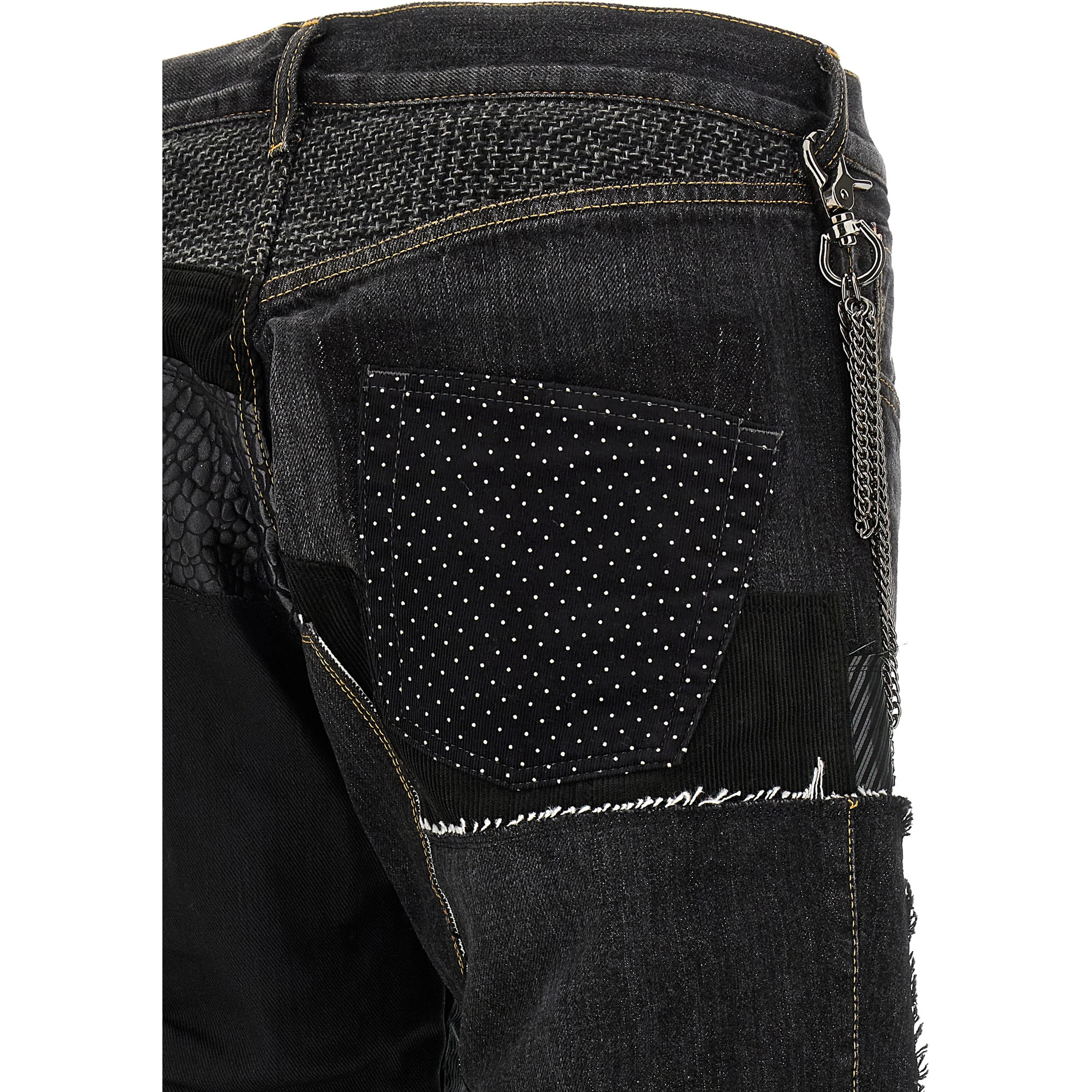 Blue Cotton Jeans Denim