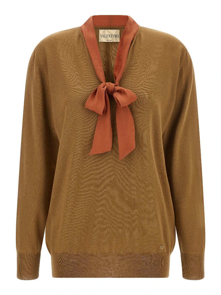 Brown Cashmere Cardigan