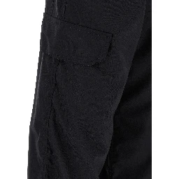Blue Polyester Cargo Pants