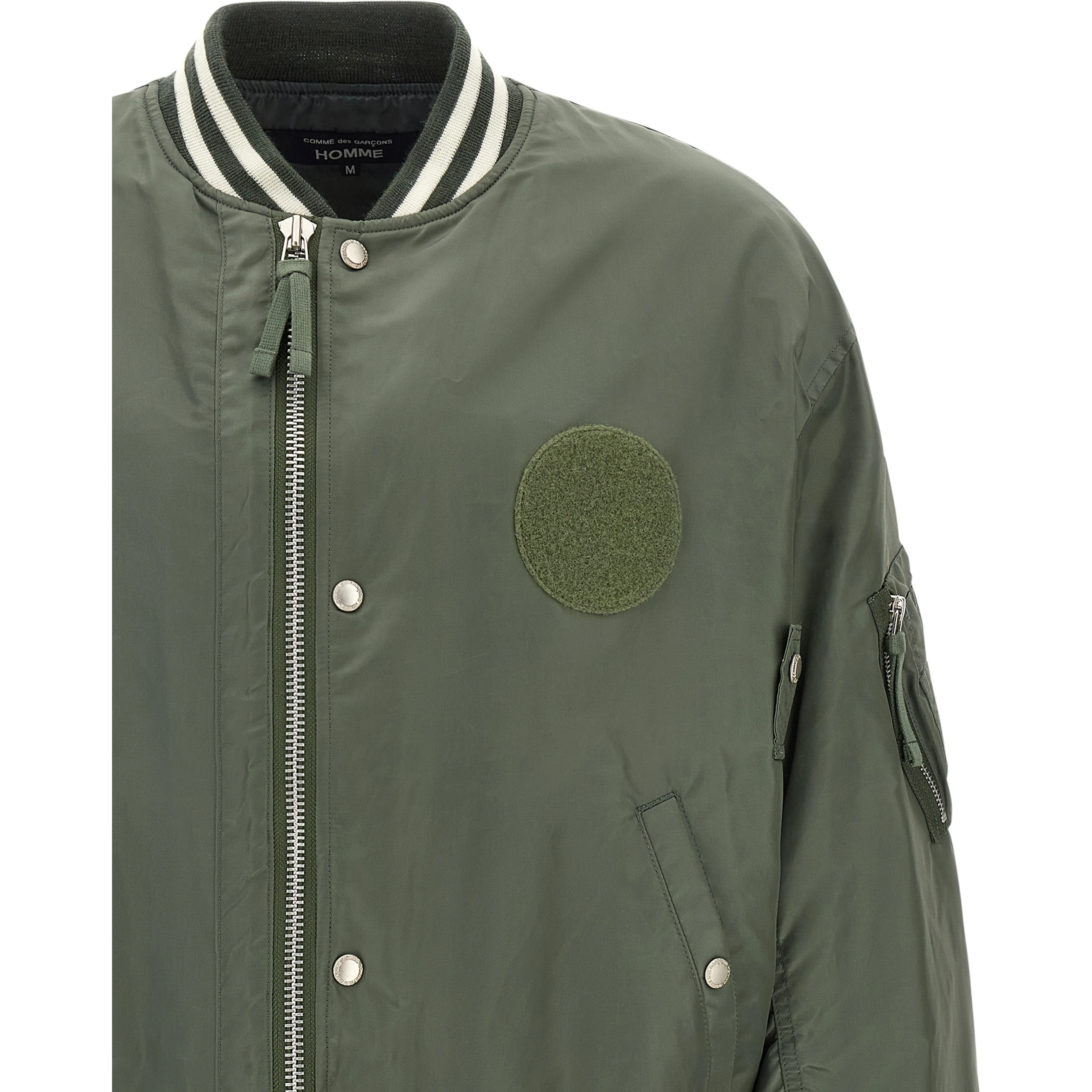 Bicolor Nylon Bomber