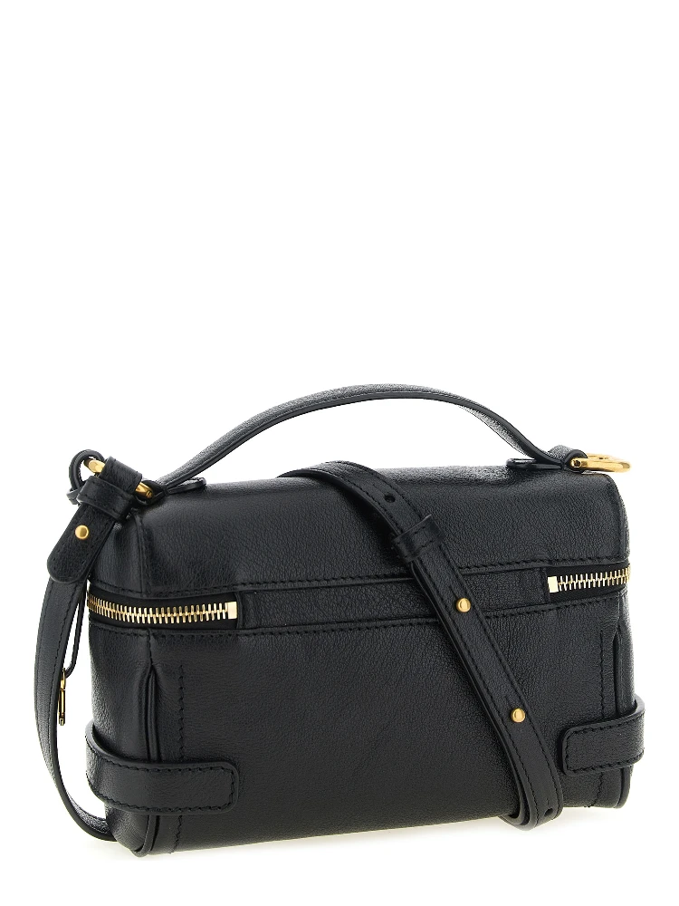 Black Buffalo Leather Shoulder Bag alternative
