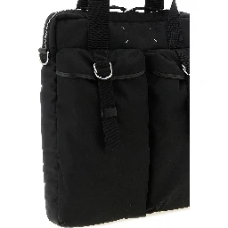 Black Polyamide Tote Bag