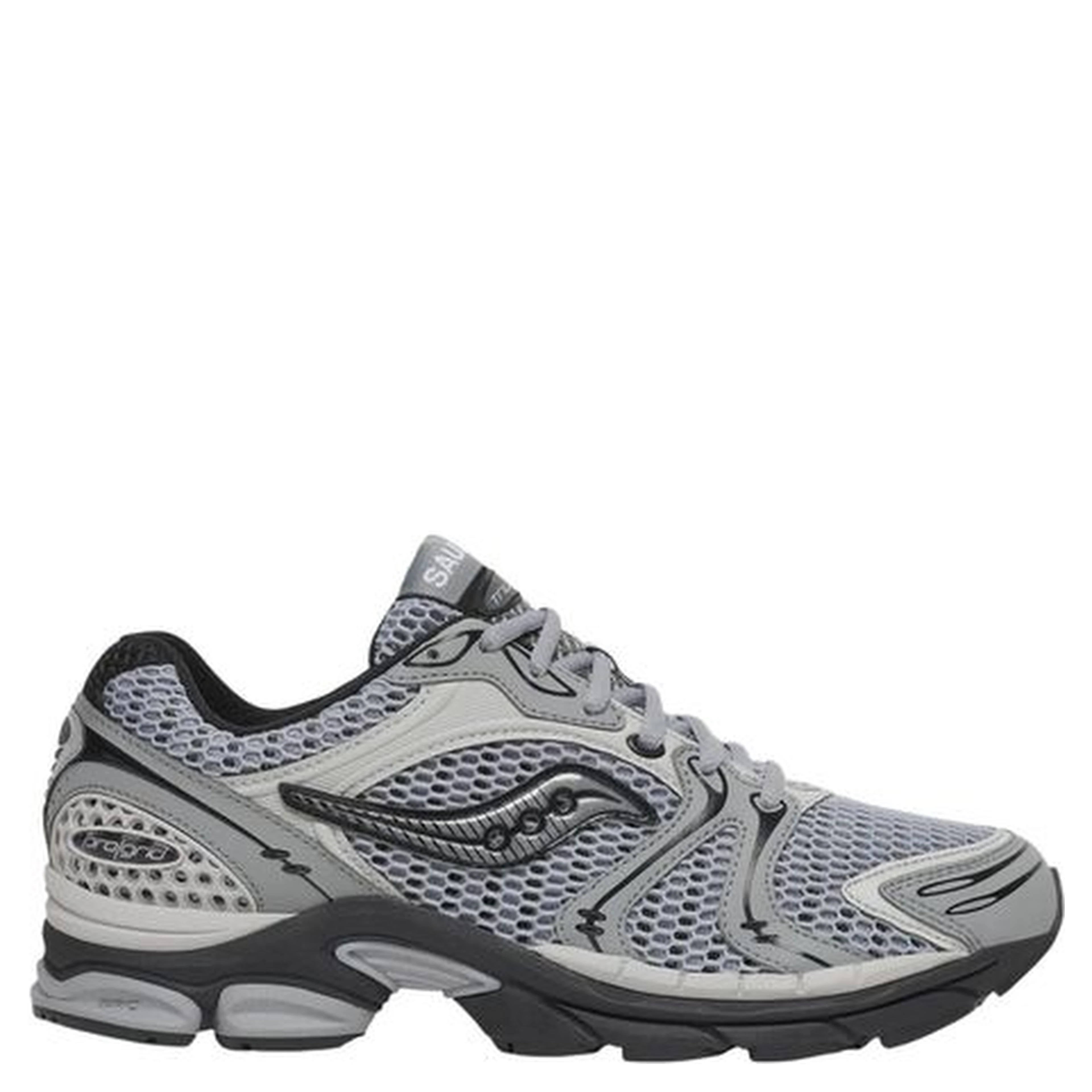 Gray Synthetic Athletic Sneakers