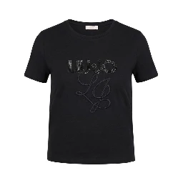 Black Cotton T-Shirt