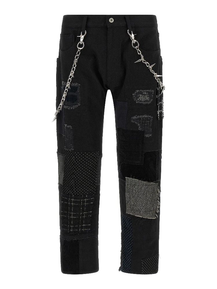 Black Cotton Straight-Leg Jeans alternative