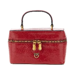 Red Calfskin Crossbody Bag
