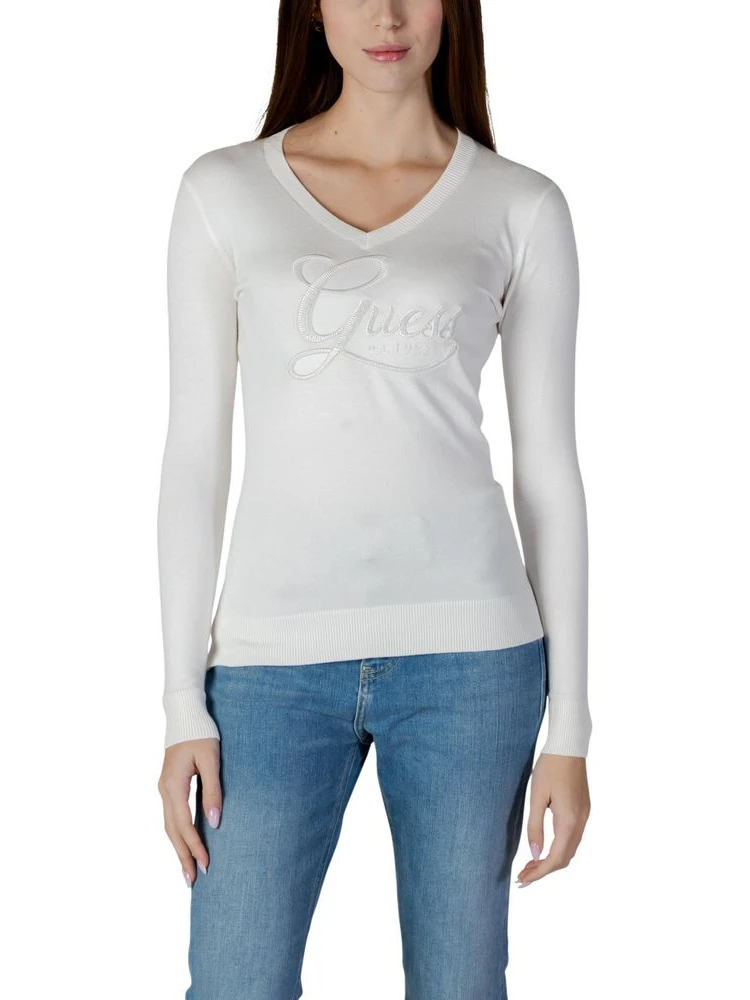 Cream Viscose Sweatshirt